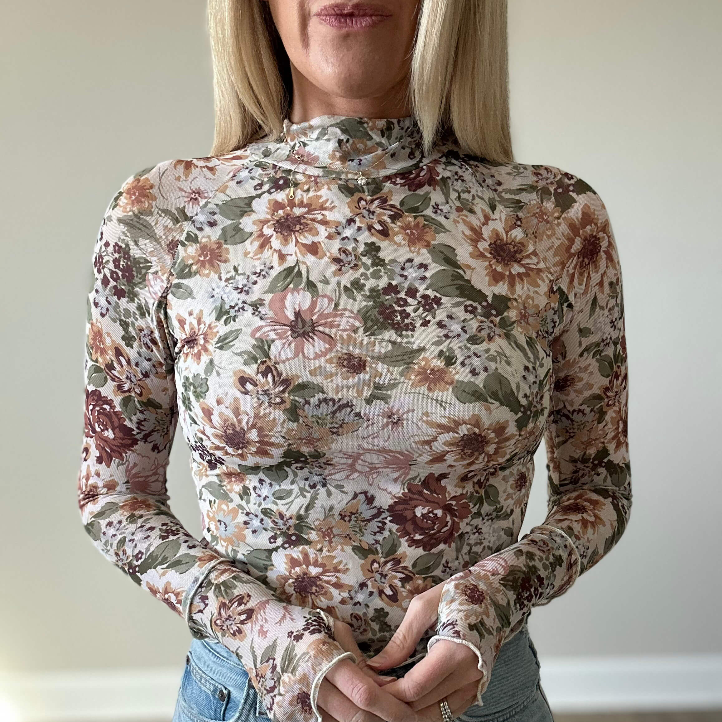 Floral Mesh Top 3.0