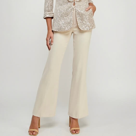 Oatmeal Flare Pants