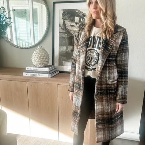 So Much to Love Plaid Coat