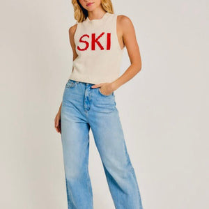 Ski Chunky Sleeveless Sweater