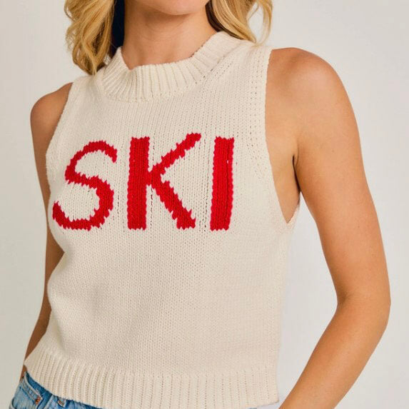 Ski Chunky Sleeveless Sweater