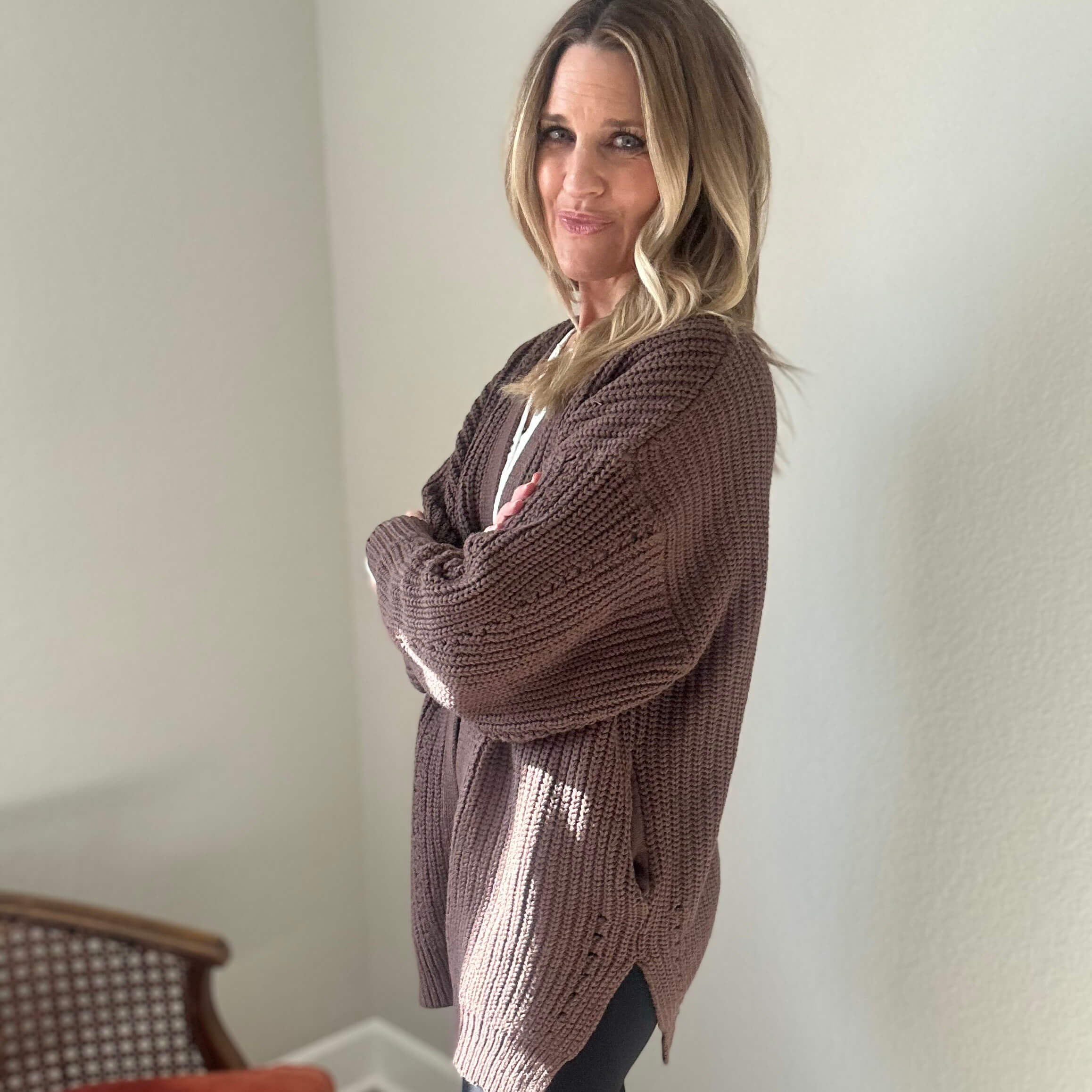 Knit Sweater Cardigan