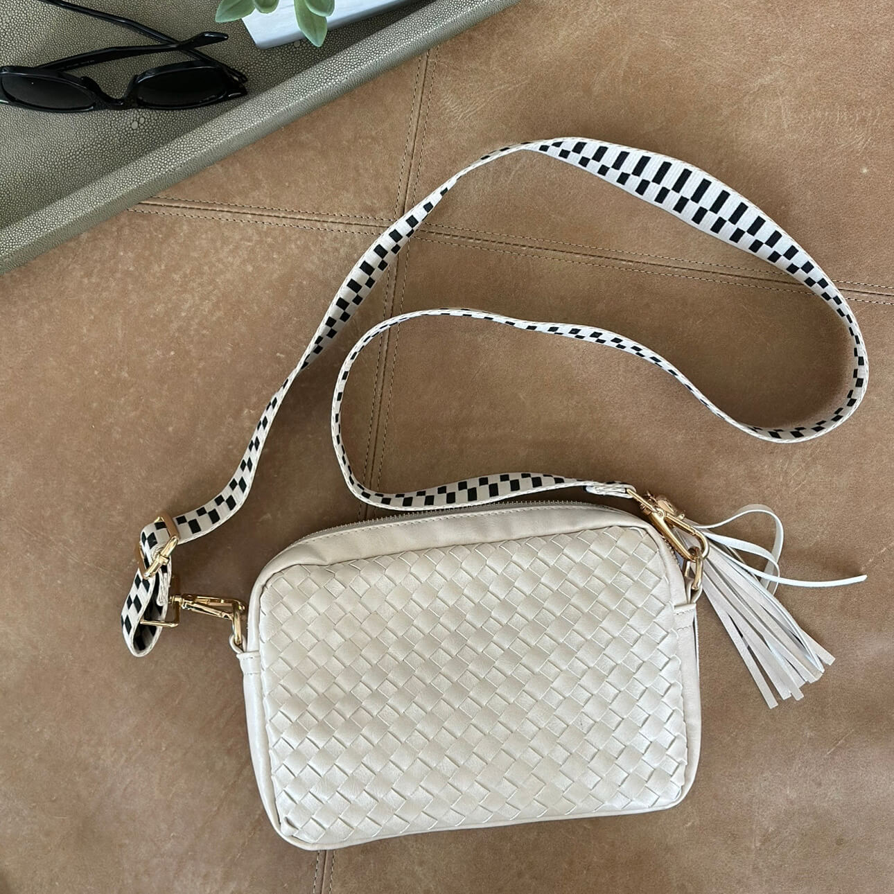 Willow Woven Crossbody Bag